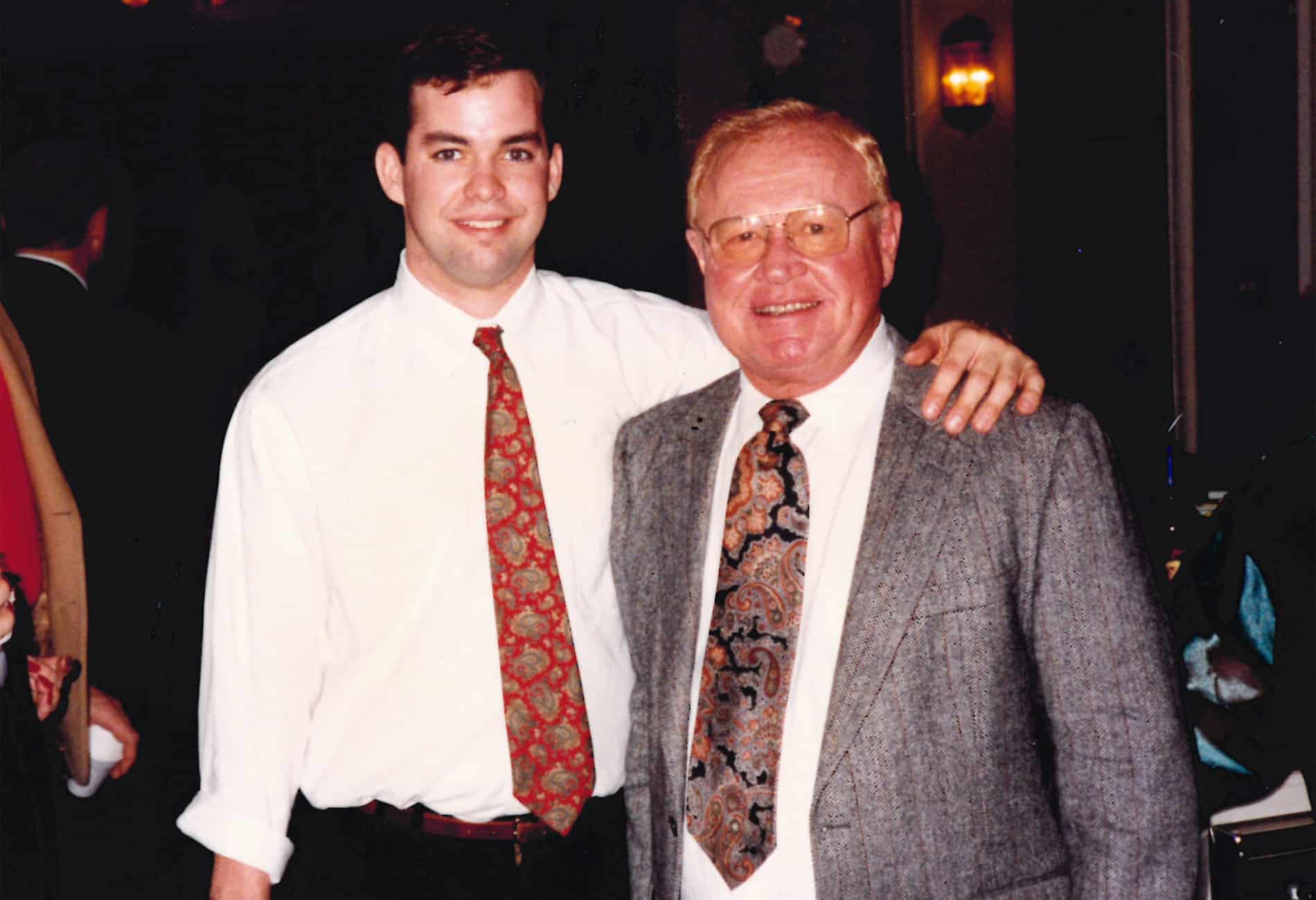 Founder Larry Garrett and Current President/CEO Matt Xander, 1995