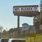 NFL Bleaux It Billboard in Atlanta