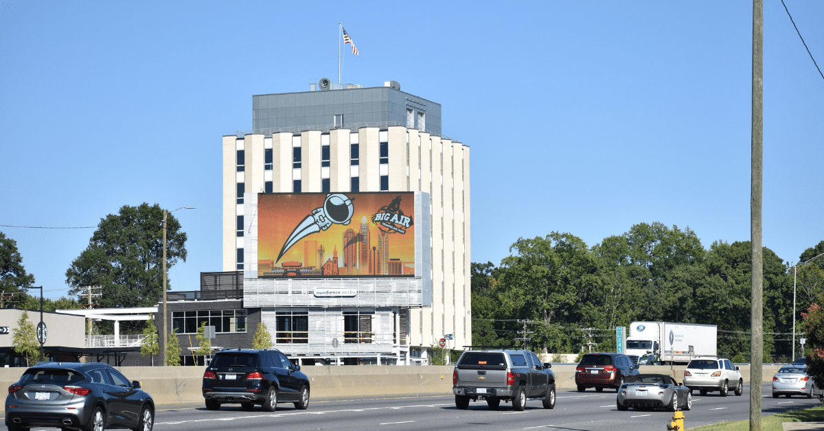 formetco digital billboard on ervin buiding